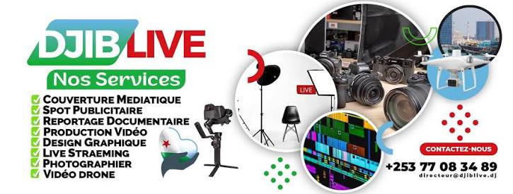 Nos services — couverture médiatique, spot publicitaire, reportage, production vidéo, design graphique, live streaming, photographie, vidéo drone
